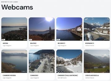Le Webcam sul territorio delle Province di NO e VB